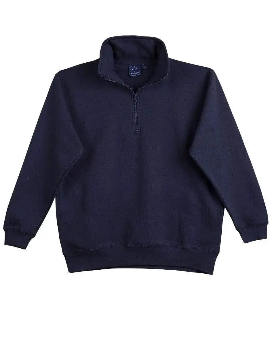 Winning Spirit Falcon Fleece Sweat Top Men's Fl02 Casual Wear Winning Spirit Navy S